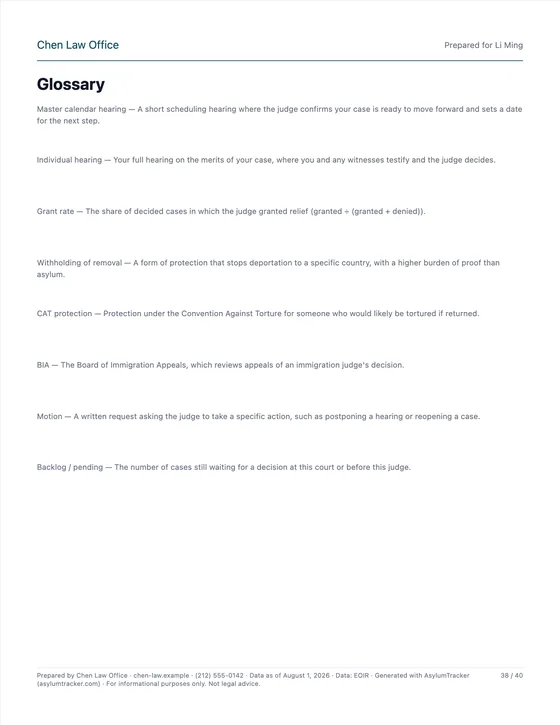 Glossary