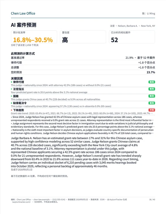 AI 案件预测
